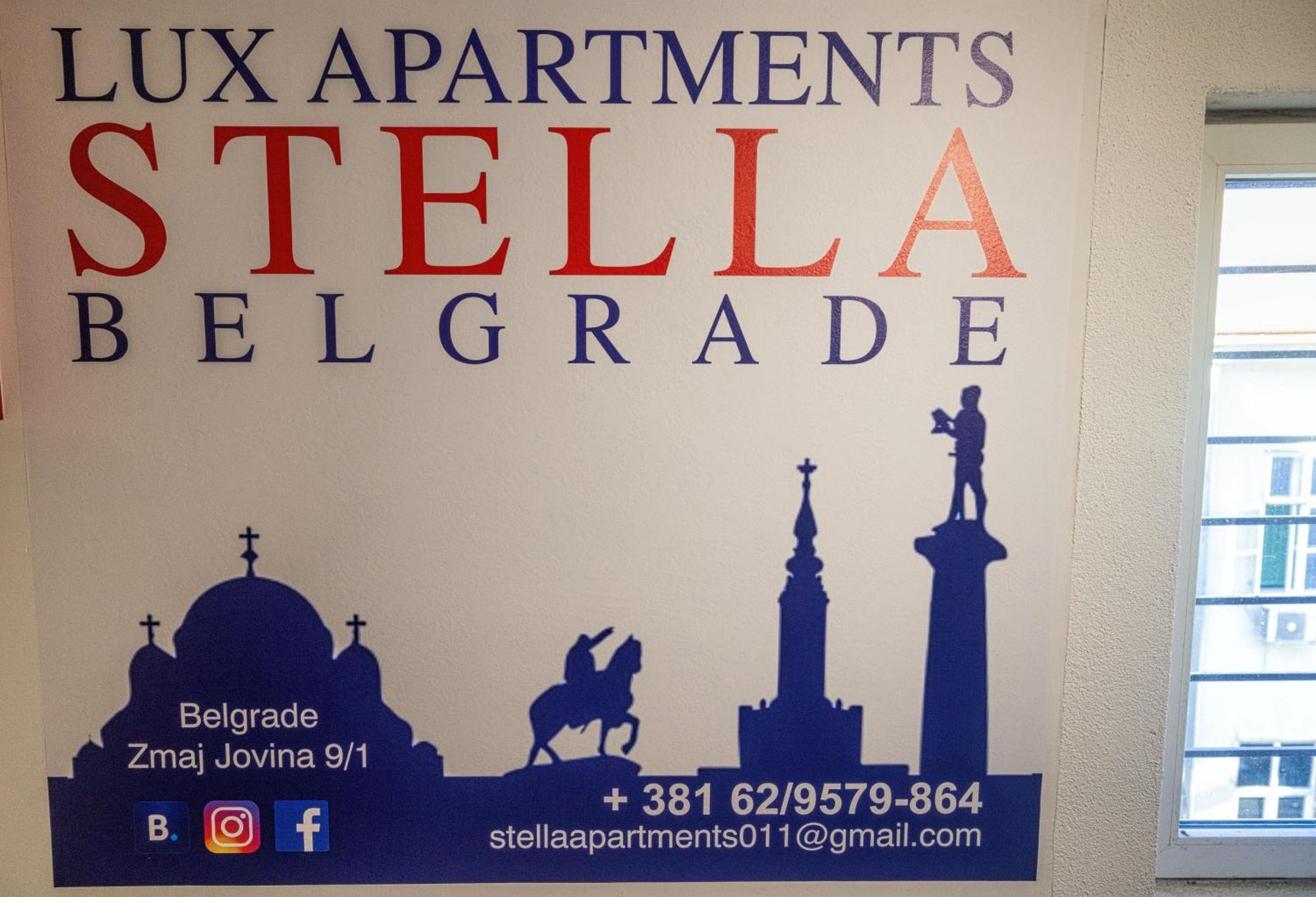 Stella Apartments Белград Екстер'єр фото